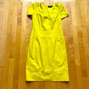 Piazza Sempione knee length yellow dress!